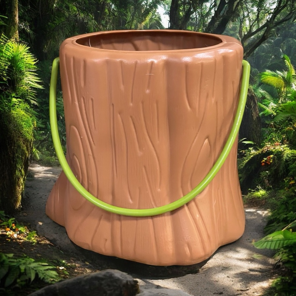 New tree stump popcorn bucket with handle